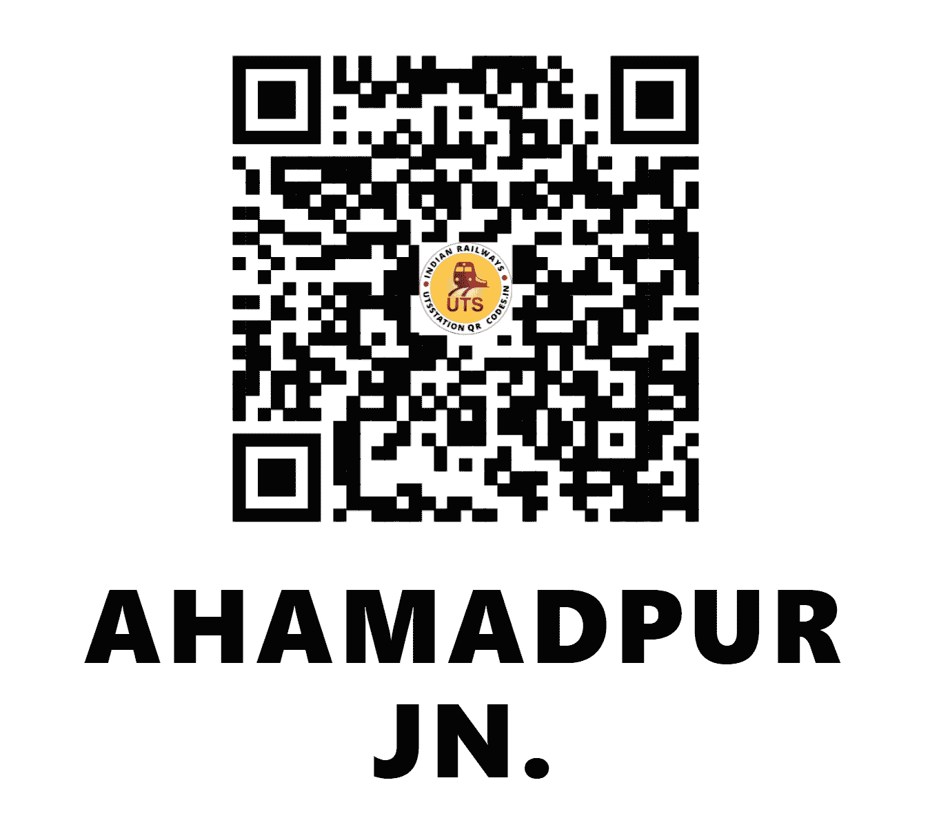 UTS QR Code for AHAMADPUR JN. - AMP (ER - WEST BENGAL)